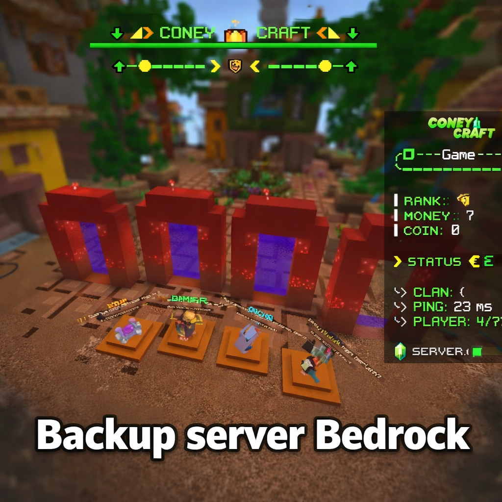 Backup server minecraft Bedrock